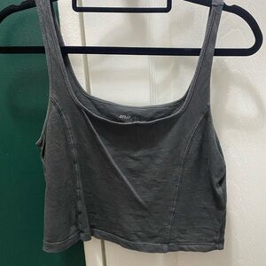 Aerie Charcoal Crop Top